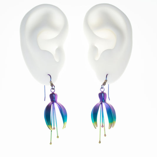 Ti2 Fuchsia Earring Pair