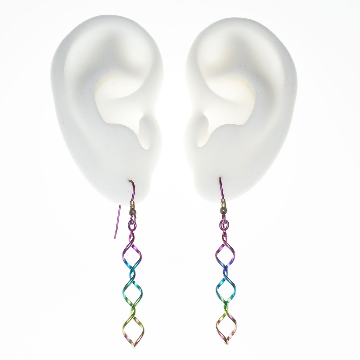 Ti2 Loop Twist Earring Pair