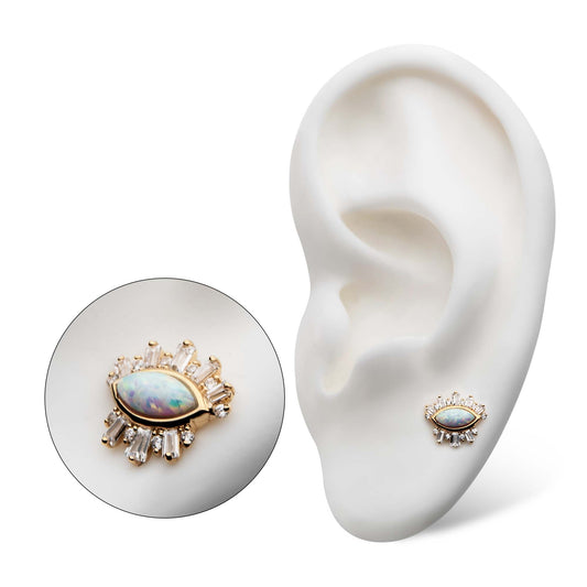 Invictus 14Kt Evil Eye Top