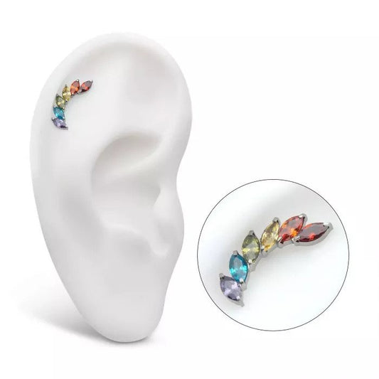 Invictus Marquise Rainbow Cluster