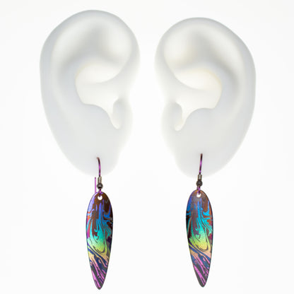Ti2 Swirl Earring Pair