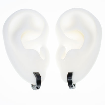 Ti2 Black Hoop Pair