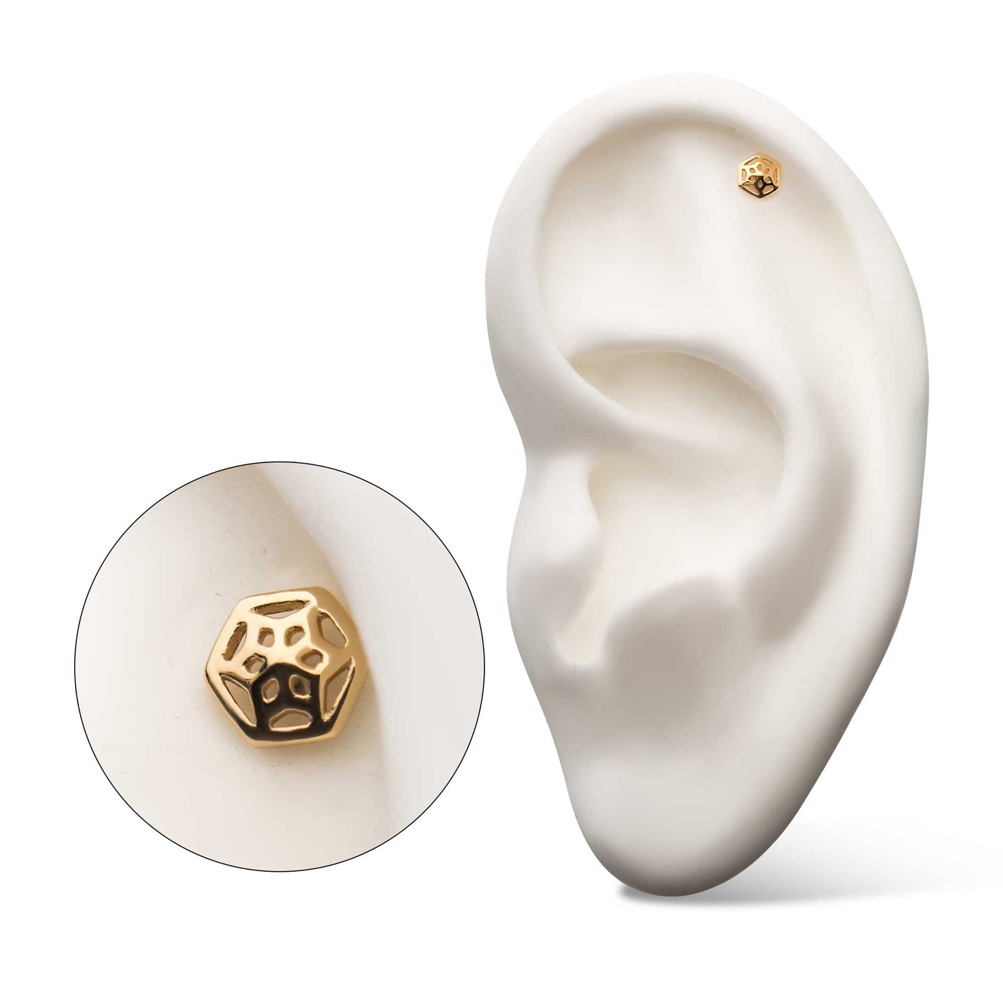 Invictus 14Kt Flower of Life Top