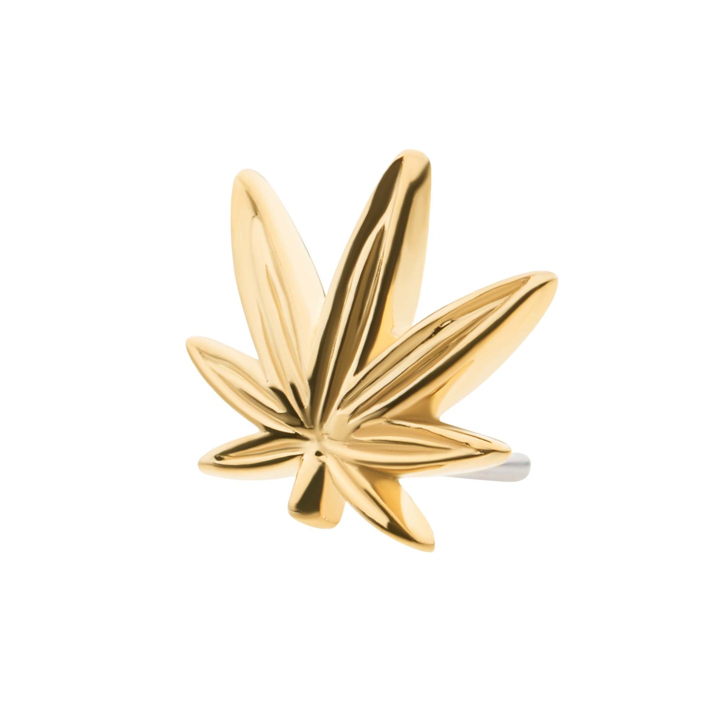 Invictus 14Kt Gold Pot Leaf Top