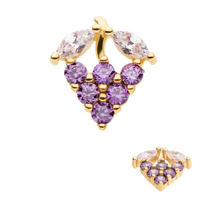 Invictus 14Kt Gold Grape Top