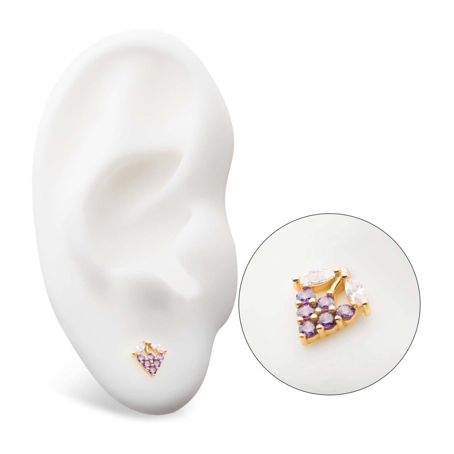 Invictus 14Kt Gold Grape Top