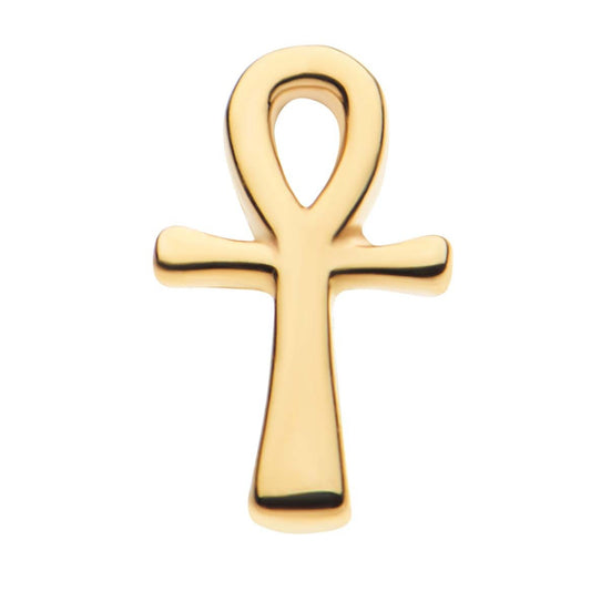 Invictus 14Kt Gold Ankh Top