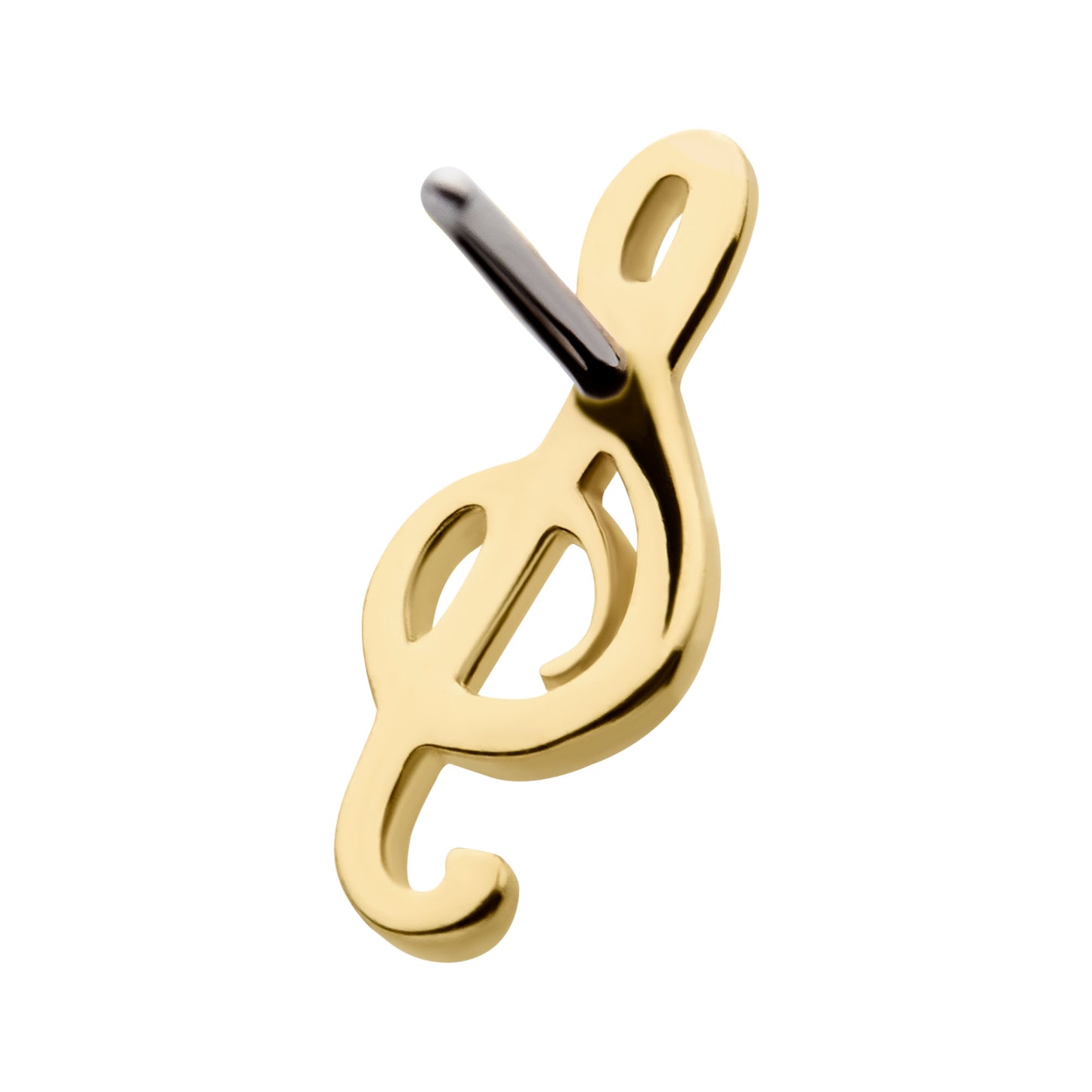 Invictus 14Kt Gold Treble Clef Top