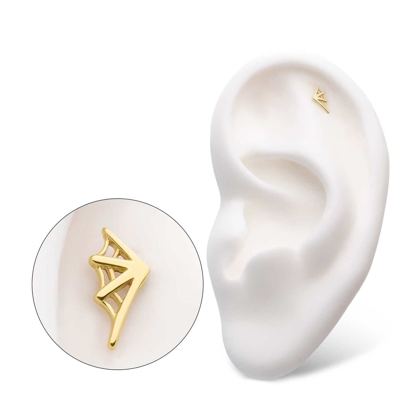 Invictus 14Kt Gold Spiderweb Top