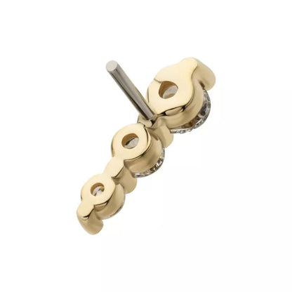 Invictus 14kt Diamond Row Top - LGD