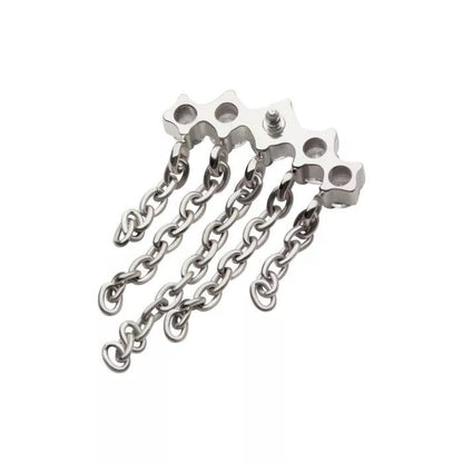 Invictus CZ Cluster Dangle Top