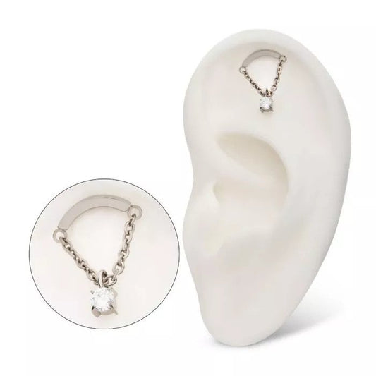 Invictus CZ Bar Dangle Top