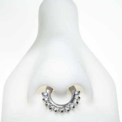 Invictus Prong Set CZ Clicker Ring