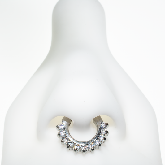 Invictus Prong Set CZ Clicker Ring