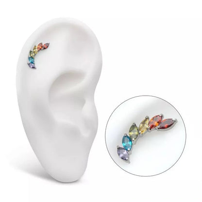 Invictus Marquise Rainbow Cluster