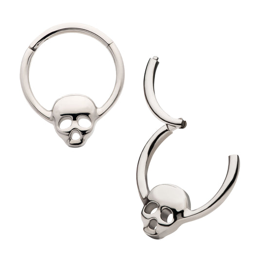 Invictus Skull Hinge Ring