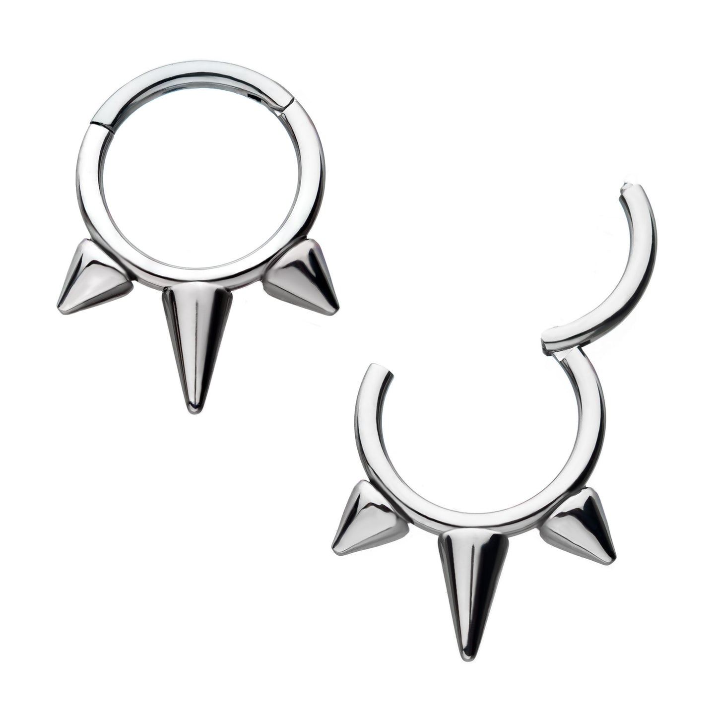 Invictus Three Spike Hinge Ring