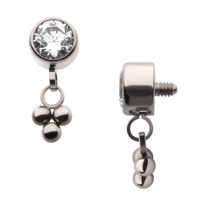 Invictus CZ Drop Bead Top