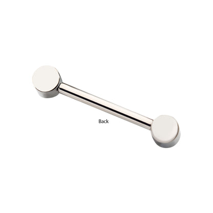 Invictus Threadless CZ Barbell